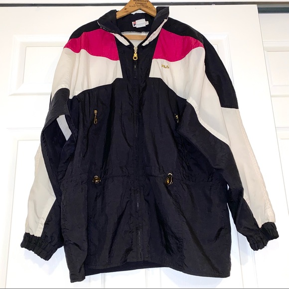 WOMENS VINTAGE FILA WINDBREAKER SIZE 12 - Picture 1 of 5